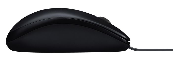 Logitech M90 Souris USB Filaire Optique 1000 DPI Noir pour PC et Mac, Forme Ambidextre et Confortable