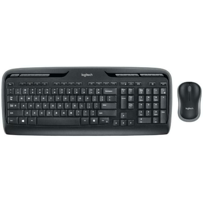 clavier et souris Logitech MK330 Noir Espagnol Qwerty