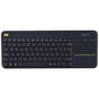 Clavier Logitech K400 Plus Noir Espagnol Qwerty
