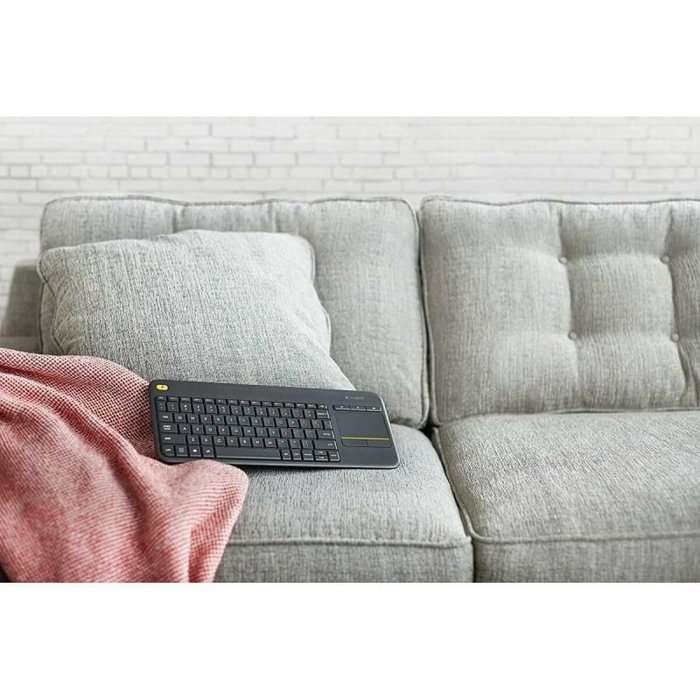 Clavier Logitech K400 Plus Noir Espagnol Qwerty Clavier Logitech K400 Plus Noir Espagnol Qwerty