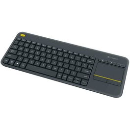 Clavier Logitech K400 Plus Noir Espagnol Qwerty