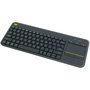 Clavier Logitech K400 Plus Noir Espagnol Qwerty