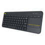 Clavier Logitech K400 Plus Noir Espagnol Qwerty