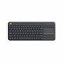 Logitech K400 Plus Clavier avec Pavé Tactile Noir QWERTY Espagnol