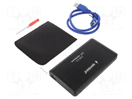 GEMBIRD Boîtier pour disques 2,5 pouces USB 3.0 aluminium noir