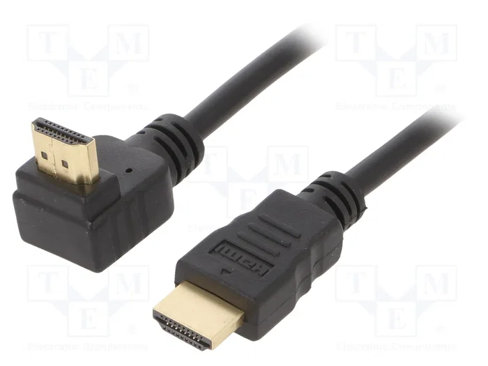 GEMBIRD Câble HDMI 1,8 m Connecteur 90° 4K UHD Haute Vitesse CCHDMI4906 GEMBIRD Câble HDMI 1,8 m Connecteur 90° 4K UHD Haute Vitesse CCHDMI4906