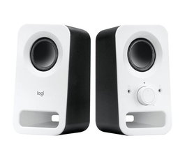 Logitech Z150 - Haut-parleurs multimédia 2.0, système audio stéréo 2x2", 6W, commandes intégrées, entrée 3.5mm, prise casque