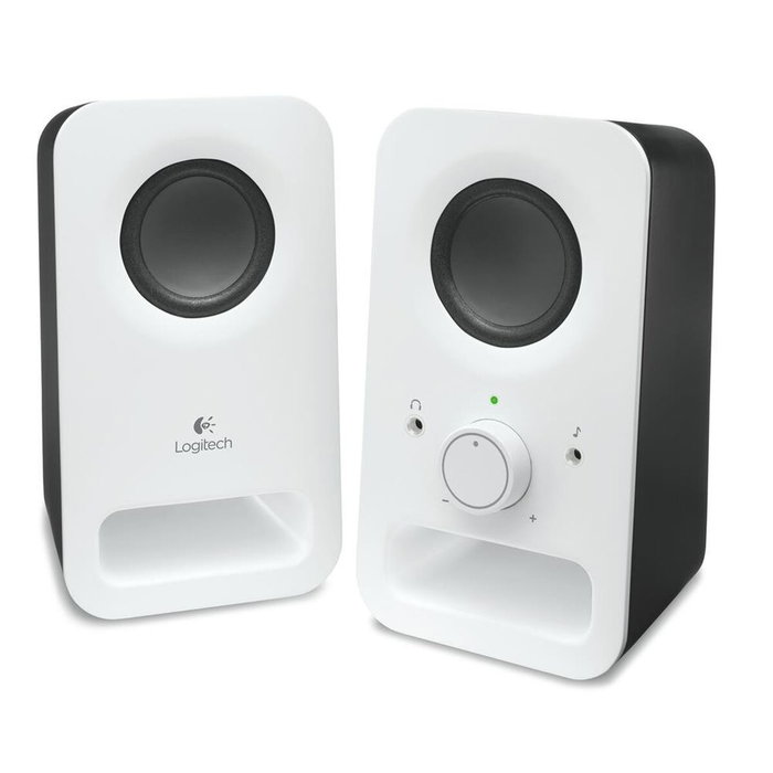 Haut-parleurs Logitech Z150 Blanc 3 W 6 W Haut-parleurs Logitech Z150 Blanc 3 W 6 W