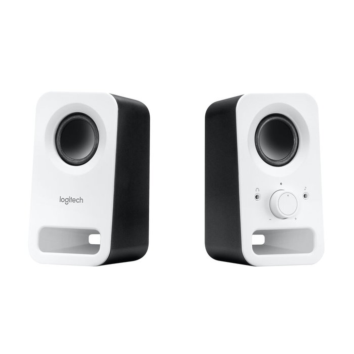 Haut-parleurs Logitech Z150 Blanc 3 W 6 W Haut-parleurs Logitech Z150 Blanc 3 W 6 W