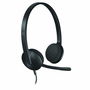 Logitech H340 - Casque audio avec microphone USB, noir (réf. 981-000475)
