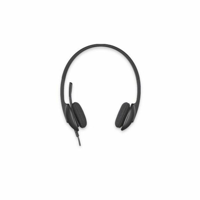 Logitech H340 - Casque audio avec microphone USB, noir (réf. 981-000475)