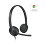 Casques avec Microphone Logitech 981-000475 Noir