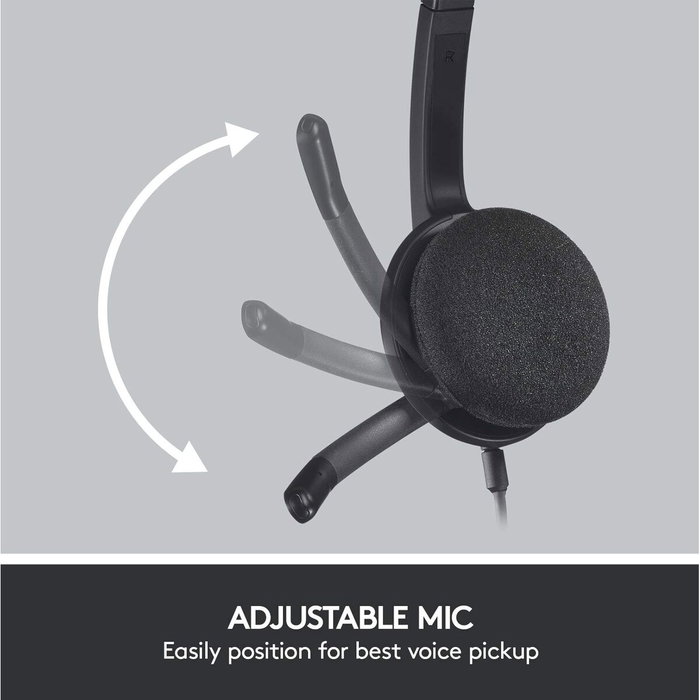 Casques avec Microphone Logitech 981-000475 Noir