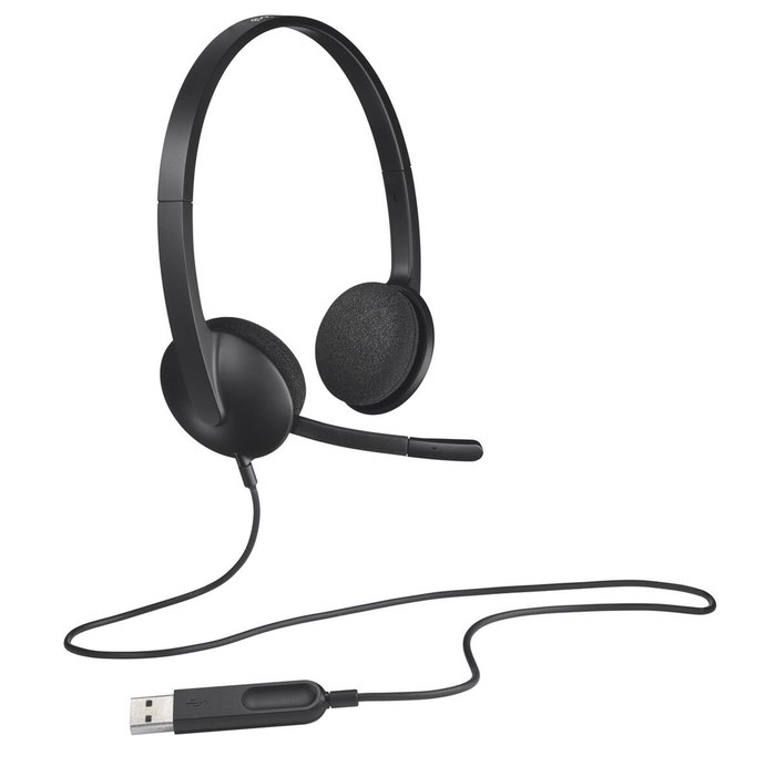 Casques avec Microphone Logitech 981-000475 Noir
