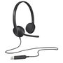 Casques avec Microphone Logitech 981-000475 Noir