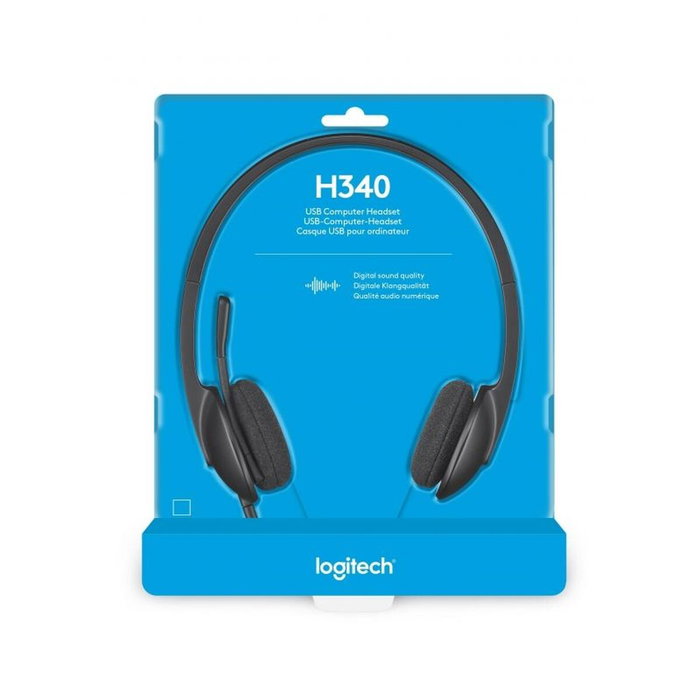 Casques avec Microphone Logitech 981-000475 Noir