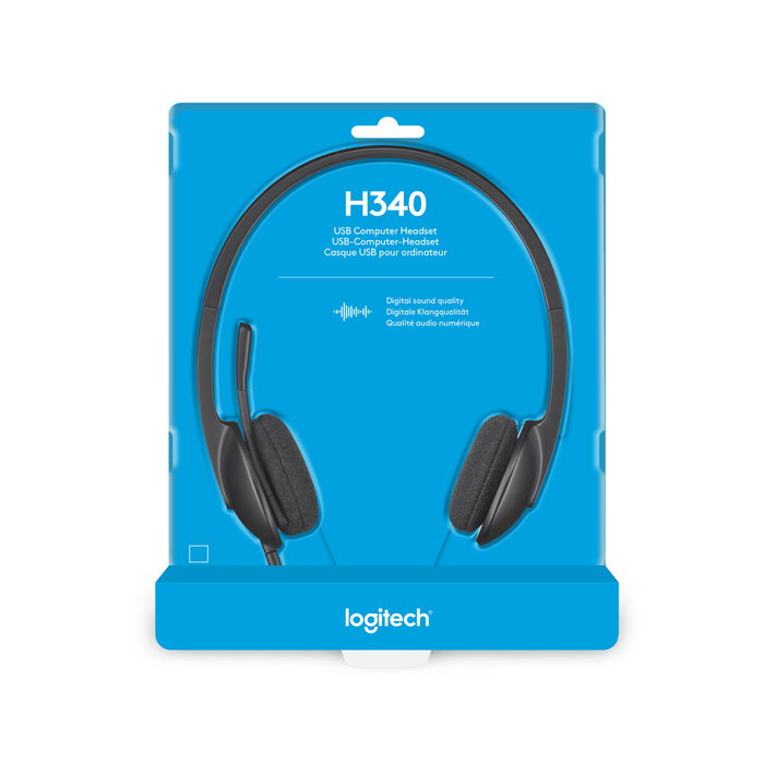 Casques avec Microphone Logitech 981-000475 Noir