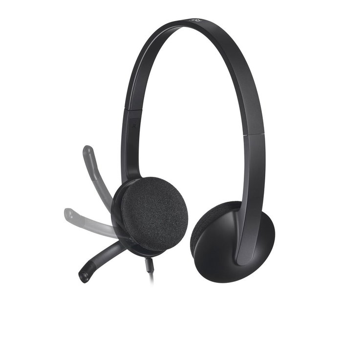 Casques avec Microphone Logitech 981-000475 Noir