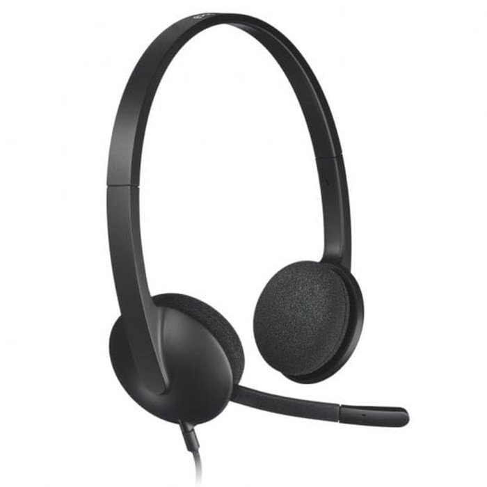 Casques avec Microphone Logitech 981-000475 Noir