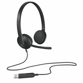 Casques avec Microphone Logitech 981-000475 Noir