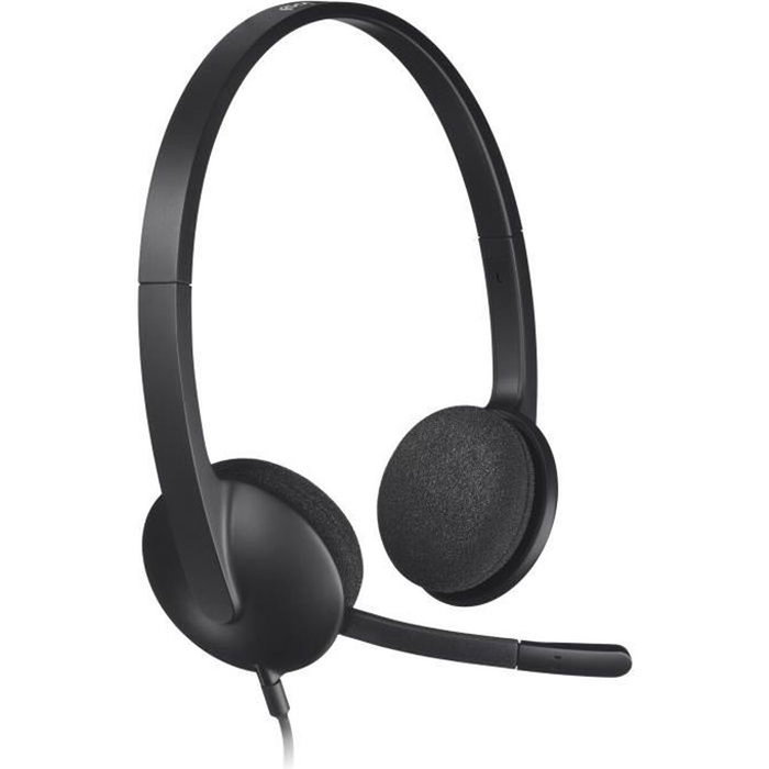 Casques avec Microphone Logitech 981-000475 Noir