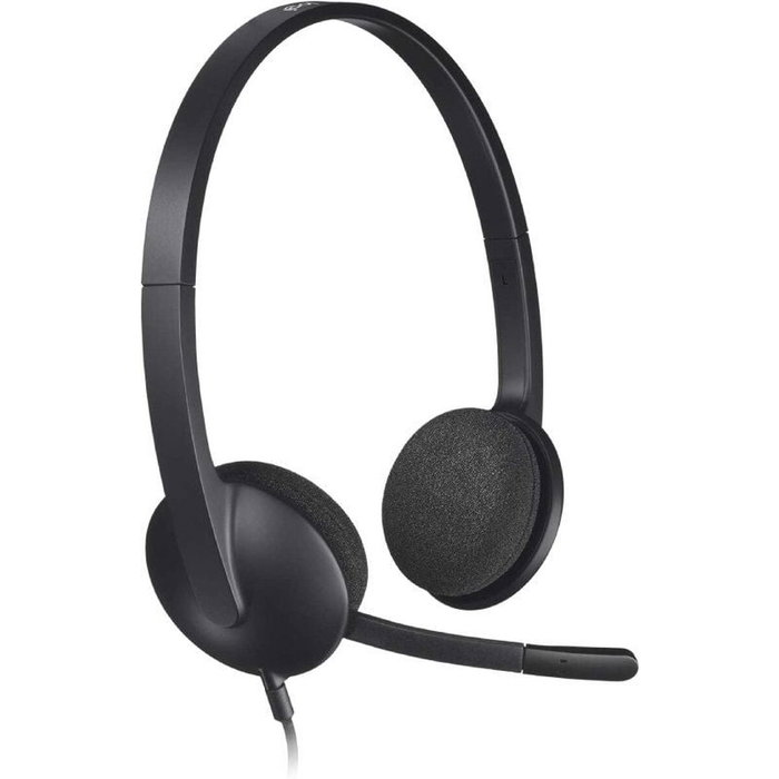 Casques avec Microphone Logitech 981-000475 Noir