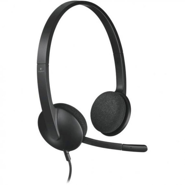 Casques avec Microphone Logitech 981-000475 Noir