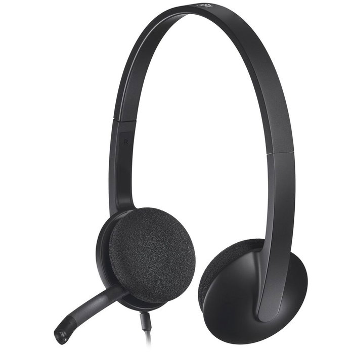 Casques avec Microphone Logitech 981-000475 Noir