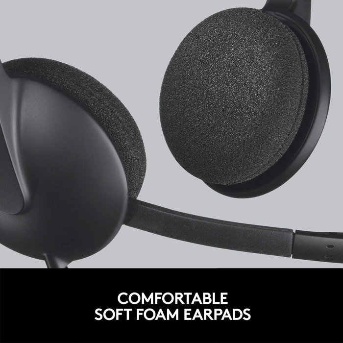 Casques avec Microphone Logitech 981-000475 Noir