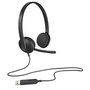Casques avec Microphone Logitech 981-000475 Noir