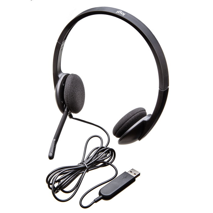 Casques avec Microphone Logitech 981-000475 Noir