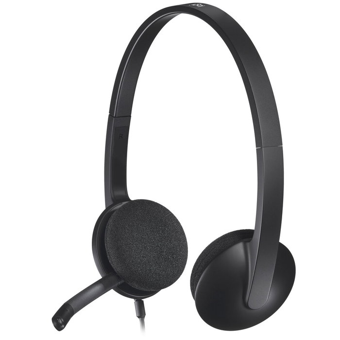 Casques avec Microphone Logitech 981-000475 Noir