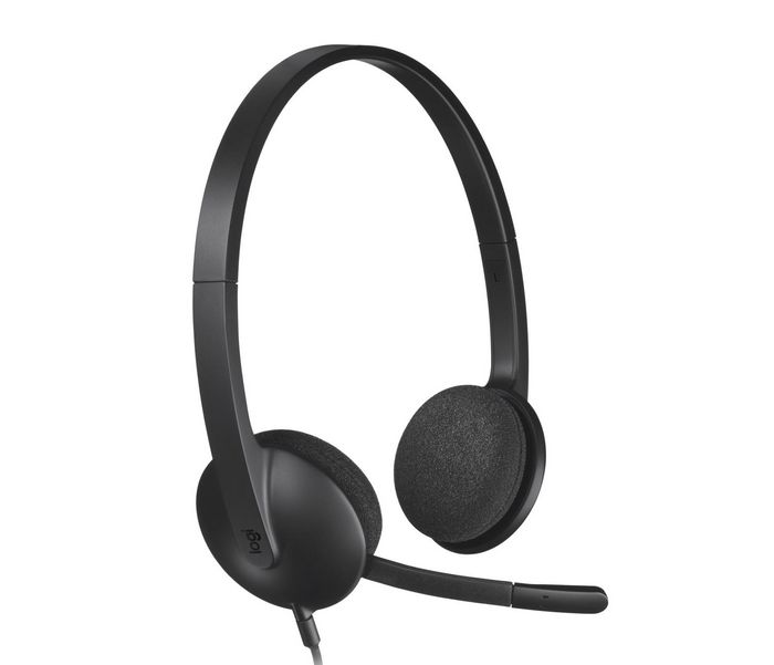 Logitech - Casque USB H340 avec microphone anti-bruit et bandeau réglable pour PC et Mac - Son stéréo numérique Logitech - Casque USB H340 avec microphone anti-bruit et bandeau réglable pour PC et Mac - Son stéréo numérique