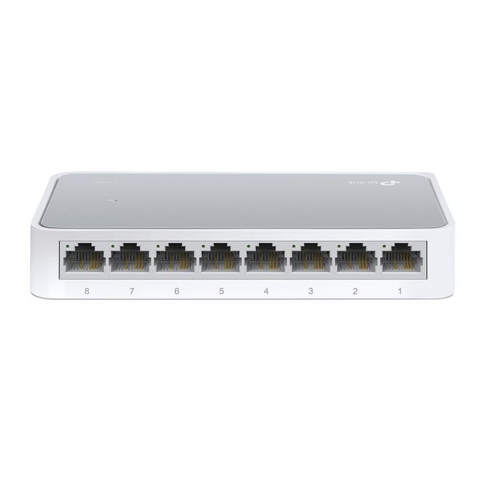 TP-Link Commutateur Ethernet Bureau 8 Ports 10/100 Mbps Fast Ethernet Switch TL-SF1008D avec Technologie Éco-Énergétique, Plug & Play TP-Link Commutateur Ethernet Bureau 8 Ports 10/100 Mbps Fast Ethernet Switch TL-SF1008D avec Technologie Éco-Énergétique, Plug & Play