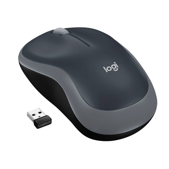 Souris sans-fil Logitech LGT-M185G Noir Gris 1000 dpi