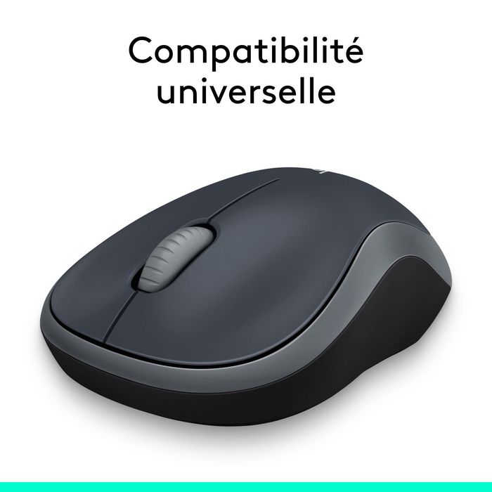 Logitech M185 Souris Sans Fil Optique Gris - 1 An d'Autonomie, Nano Récepteur USB, Compatible Windows/Mac, Ambidextre Logitech M185 Souris Sans Fil Optique Gris - 1 An d'Autonomie, Nano Récepteur USB, Compatible Windows/Mac, Ambidextre