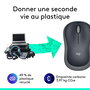 Logitech M185 Souris Sans Fil Optique Gris - 1 An d'Autonomie, Nano Récepteur USB, Compatible Windows/Mac, Ambidextre