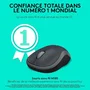 Logitech M185 Souris sans fil Ambidextre Gris