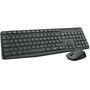 Clavier et souris sans fil Logitech 920-007919 Noir Gris Espagnol Qwerty