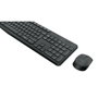 Clavier et souris sans fil Logitech 920-007919 Noir Gris Espagnol Qwerty
