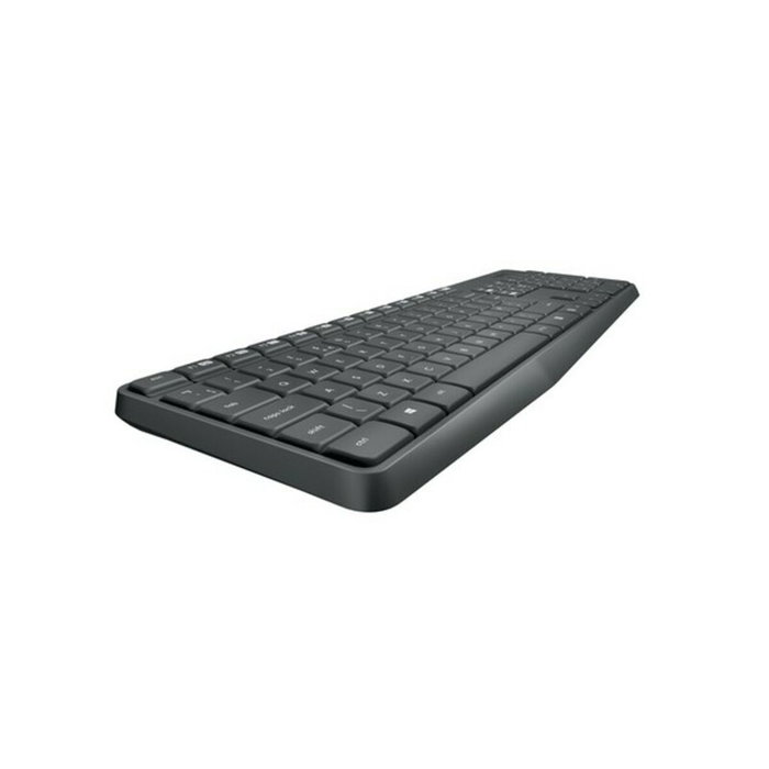 Clavier et souris sans fil Logitech 920-007919 Noir Gris Espagnol Qwerty