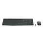Clavier et souris sans fil Logitech 920-007919 Noir Gris Espagnol Qwerty