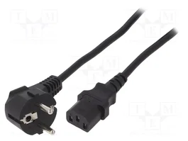 GEMBIRD Câble de courant H05VV-F 3m noir