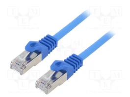 GEMBIRD Patch cord Cat 6 F/UTP bleu 1m RJ45 PP6-1M/B