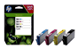HP 364 Multipack de 4 Cartouches d'Encre (Noir, Cyan, Magenta, Jaune)