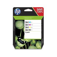 HP Multipack N°364 N/C/M/A N9J73AE - Cartouches d'encre pour imprimantes HP 55XX, 6520, 65XX, B111, B211, 7510, C311 HP Multipack N°364 N/C/M/A N9J73AE - Cartouches d'encre pour imprimantes HP 55XX, 6520, 65XX, B111, B211, 7510, C311