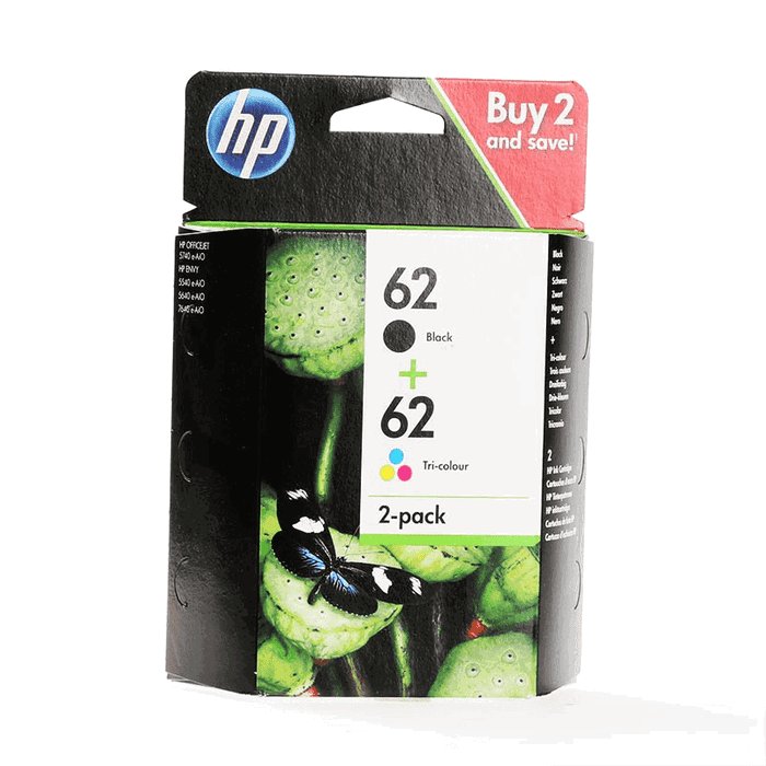 HP 62 Multipack Noir et Couleurs (N9J71AE)