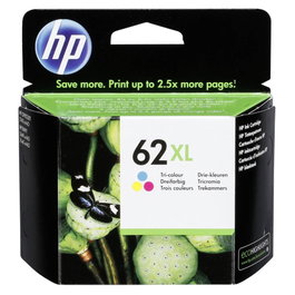 HP 62XL Cartouche d'encre tri-couleur haute capacité