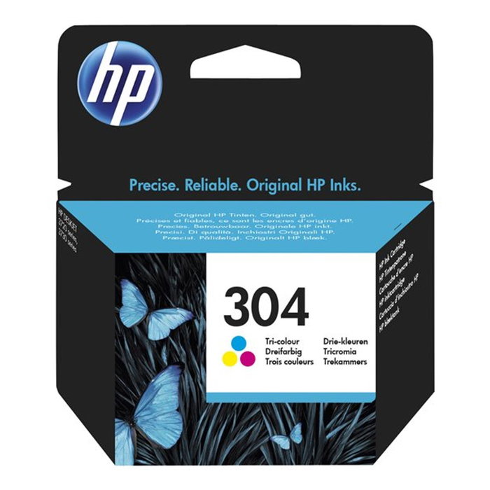 HP Cartouche d'encre 304 N9K05AE Tricolore Originale Compatible Deskjet Envy HP Cartouche d'encre 304 N9K05AE Tricolore Originale Compatible Deskjet Envy