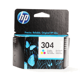 HP N9K05AE - Cartouche d'encre originale HP 304 - Tricolore (Cyan, Magenta, Jaune)